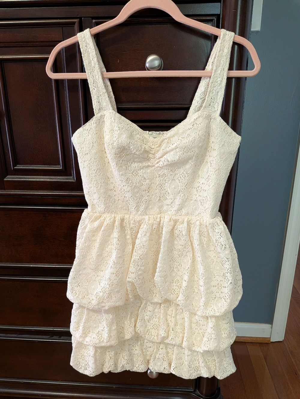 Guess Cream Lace Dress